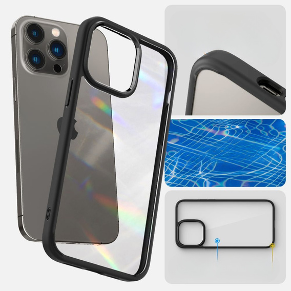 Etui Spigen do iPhone 14 Pro, Ultra Hybrid, matowe czarne