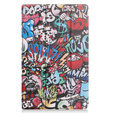 Etui do Lenovo Tab M10 Plus 10.6 Gen 3 TB-125F TB-128F, Smartcase, graffiti