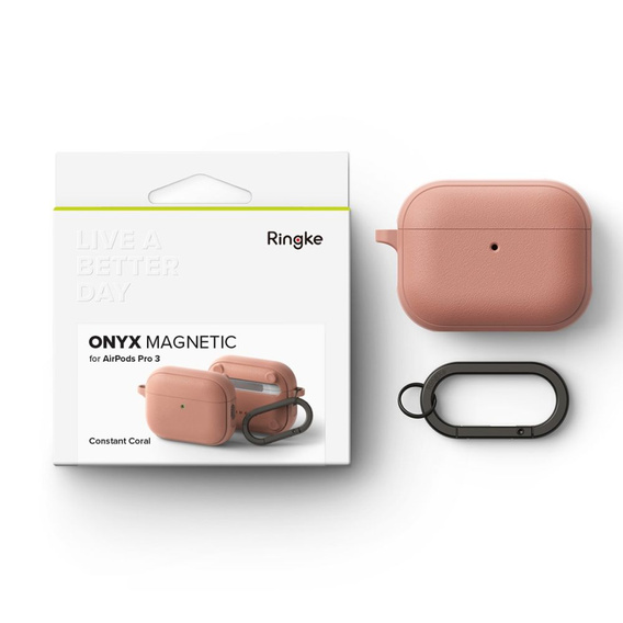 Etui Ringke Onyx Magnetic MagSafe do AirPods Pro 3 – Constant Coral
