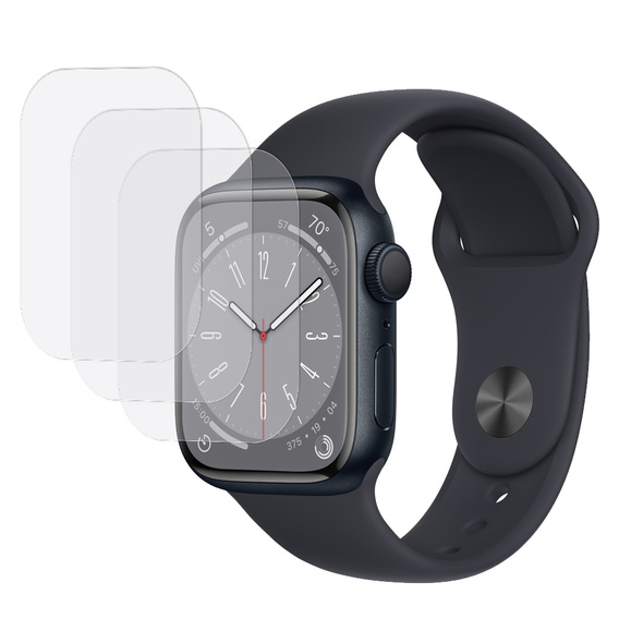 3x Folia Hydrożelowa ERBORD do Apple Watch 7/8/9 41mm