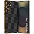 Etui do Samsung Galaxy S25 Ultra, GKK Leather, carbon czarne