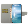 Etui z klapką do Xiaomi Redmi 13C / Poco C65, Wallet, Butterfly & Flowers fioletowe