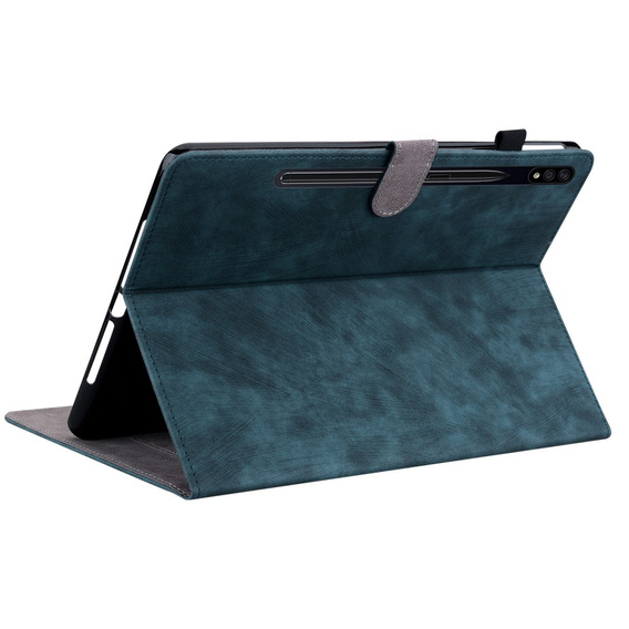 Etui do Samsung Galaxy Tab S9, Wallet Pen Slot, niebieskie