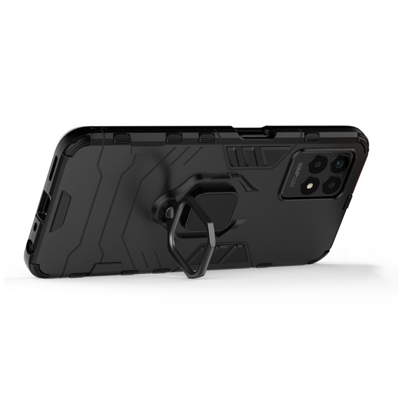 Etui do Realme 8i, Kickstand Ring, czarne
