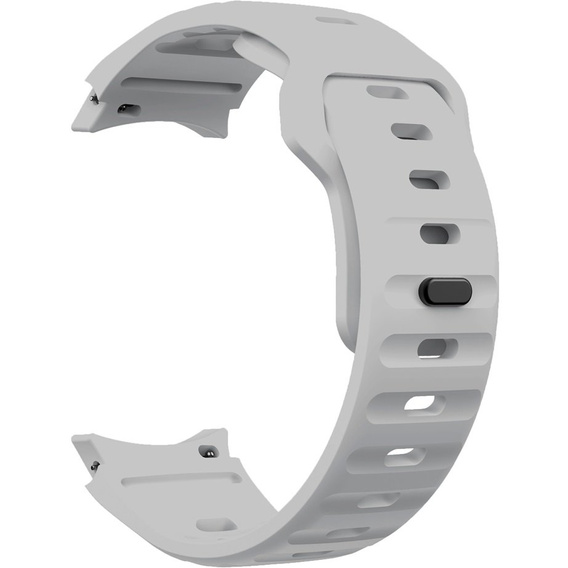 Pasek Silikonowy do Samsung Galaxy Watch 4/5/6/7/FE 40/42/43/44/45/46/47mm, Szary