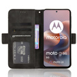 Etui z klapką do Motorola Moto G86 Power 5G, Card Slot, czarne