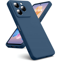 Etui do Infinix Hot 40i, Silicone Lite, niebieskie