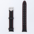 Pasek Silikonowy do Xiaomi Smart Band 10 / 9 / 8, Czarny / Czerwony
