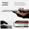 Etui z MagSafe Spigen do iPhone 16E, Ultra Hybrid, Neo One, Szare