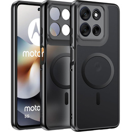 Etui do Motorola Moto G56 5G, do MagSafe, ERBORD Matt Case, czarny