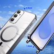Etui do Samsung Galaxy S25+ Plus, Electro MagSafe, czarne + Smycz