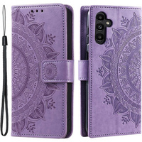 Etui z klapką do Samsung Galaxy A05s 4G, Mandala, fioletowe