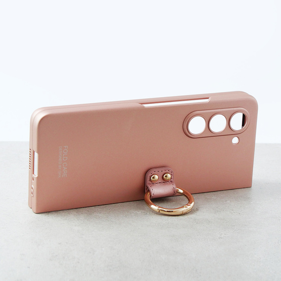 Etui do Samsung Galaxy Z Fold 5 5G, GKK Slim Case, różowe rose gold