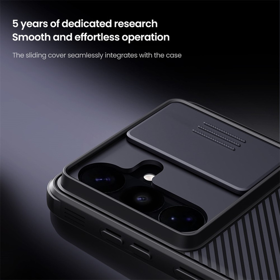 Etui do Samsung Galaxy S26 Plus, pancerne Nillkin, CamShield Pro, czarne