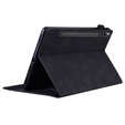 Etui biznesowe z eko-skóry do Samsung Galaxy Tab S10 Lite / S10 FE / S9 FE / S9 / S8 / S7 – czarne