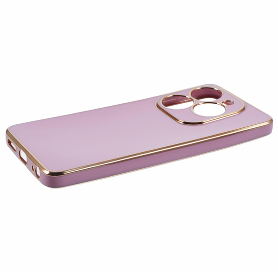 Etui do Infinix Hot 40i, Glamour CamShield, fioletowe