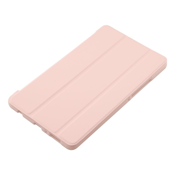 Etui z klapką do Samsung Galaxy Tab A11, Tri-fold, różowe