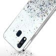 Etui do Samsung Galaxy A40, Glittery, przezroczyste