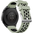 Pasek silikonowy do Huawei Watch GT 2e, Zielony / Czarny