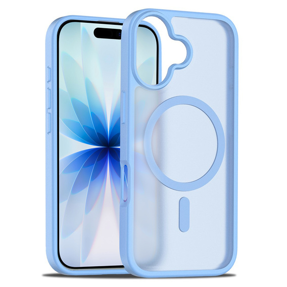 Etui do iPhone 17, Matt Case, do MagSafe, matowe niebieskie