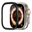 Szkło Hartowane z Ramką do Apple Watch Ultra 1/2/3 49mm, czarne