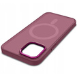 Etui do iPhone 15 Pro Max, MagColor do MagSafe, bordowe