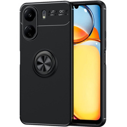 Etui KickStand Finger Ring do Xiaomi Redmi 13 / Poco C65, Czarne