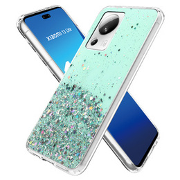Etui do Xiaomi 13 Lite, Glittery, zielone
