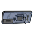 Etui KickStand Camera Lens do Samsung Galaxy S24, niebieskie