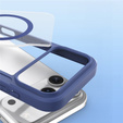 Etui z klapką Dux Ducis do iPhone 17 Pro Max, Skin X Pro, do MagSafe, granatowe