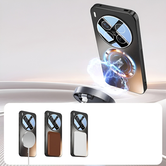 Etui ochronne do Vivo X300 Pro, do MagSafe, czarne