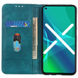 Etui z klapką do OnePlus 11 5G, Split Leather, zielone