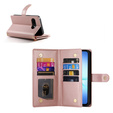 Etui z klapką do Samsung Galaxy A17 5G, Wallet Zipper Pocket, różowe