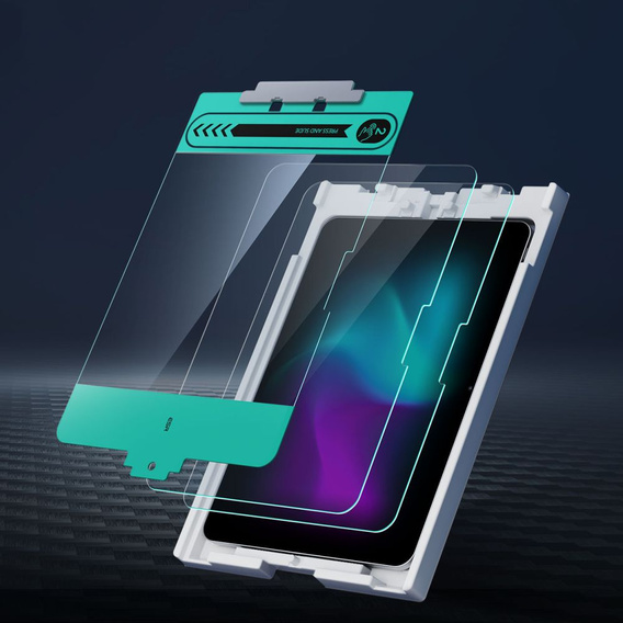 Szkło Hartowane ESR do iPad Pro 13" 2024 (7 gen.), z ramką do montażu (2 sztuki)