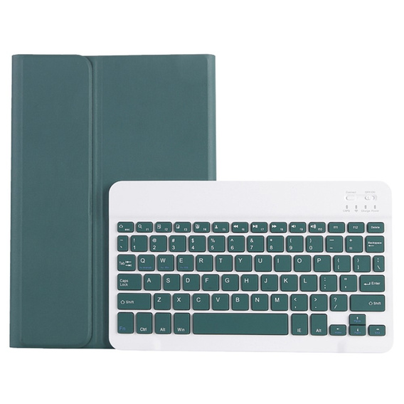 Etui z klawiaturą bluetooth do Xiaomi Pad 7 / 7 Pro, zielone