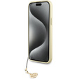 Etui GUESS do iPhone 15 Pro Max, 4G Charms Collection, szare