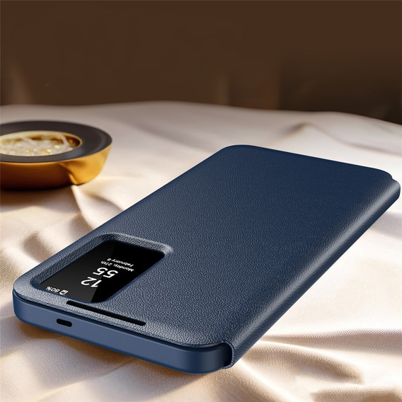 Etui do Samsung Galaxy S25 FE, Smart View Wallet, niebieskie