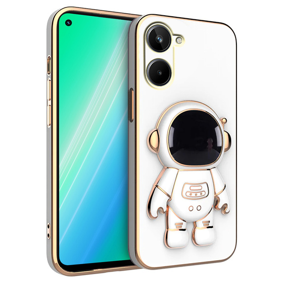 Etui do Realme 10 4G, Astronaut, białe