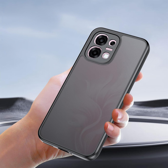 Etui do Oppo A6 Pro 5G, Fusion Hybrid, matowe czarne