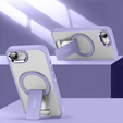Etui do Iphone 16E, Kickstand Matt Case, do MagSafe, fioletowe