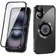 Etui do iPhone 16, Dual Glass, do Magsafe, czarne