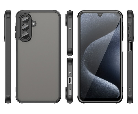 Etui Matt Case do Samsung Galaxy A17 5G, matowe z czarną ramką