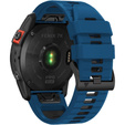 Pasek Silikonowy QuickFit do Garmin Fenix 22mm, Niebieski / Czarny