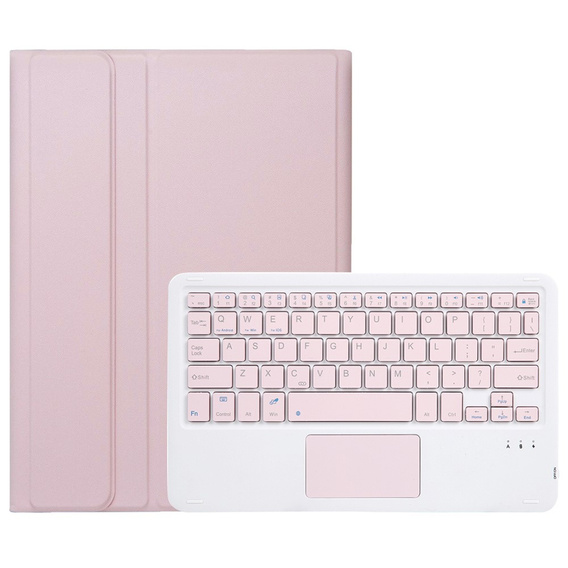Etui z klawiaturą do Xiaomi Pad 7 / 7 Pro, TouchPad, różowe