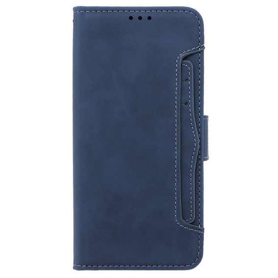 Etui z klapką do Oppo A58 4G, Card Slot, niebieskie