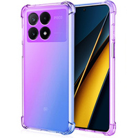 Etui Gradient Dropproof do Xiaomi Poco X6 Pro 5G, Fioletowe / niebieskie