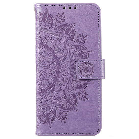 Etui z klapką do Nokia G11/ G21, Mandala, fioletowe