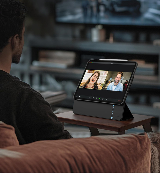 Dexnor iPad Pro 13" 2024 (7 gen.) – magnetyczne etui z funkcją podstawki - czarne