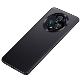 Etui skórzane do Honor Magic 5 Pro, Obudowa leather hybrid Case, Czarne