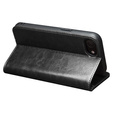 Etui z klapką do iPhone 16E, QIALINO Leather Wallet, czarne